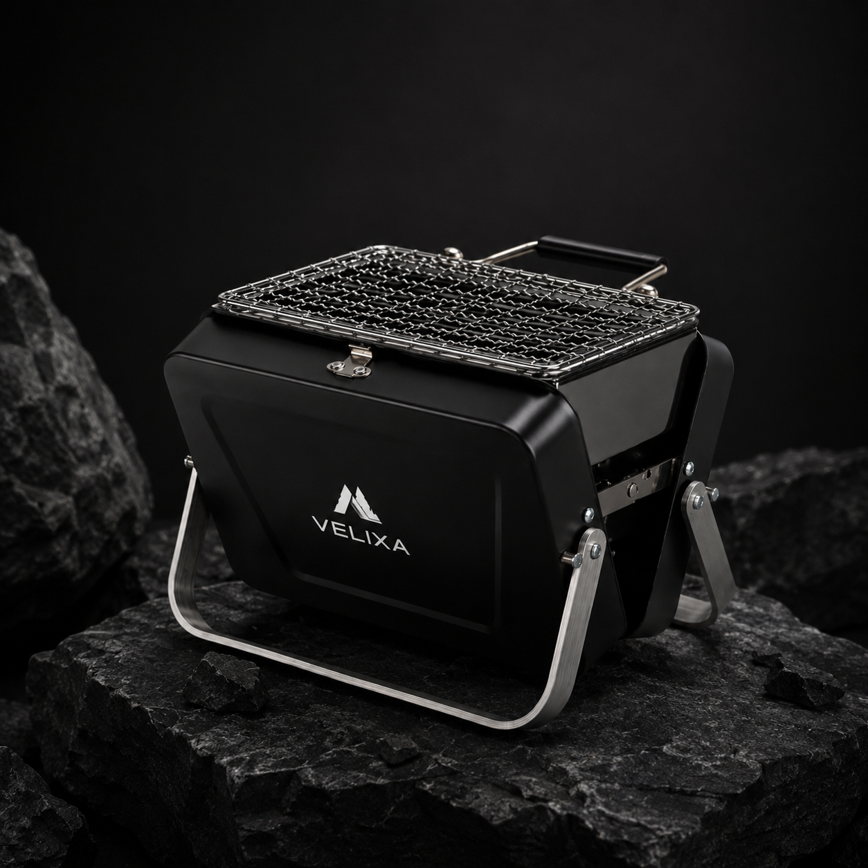 Mini barbecue portatile pieghevole per esterni