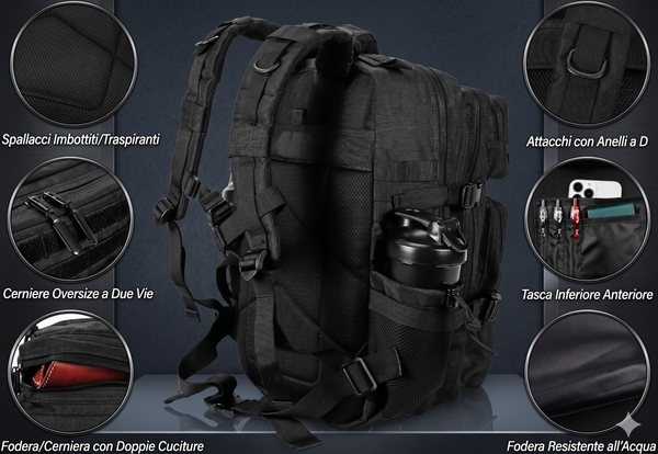 Zaino Tattico Avventura 45L