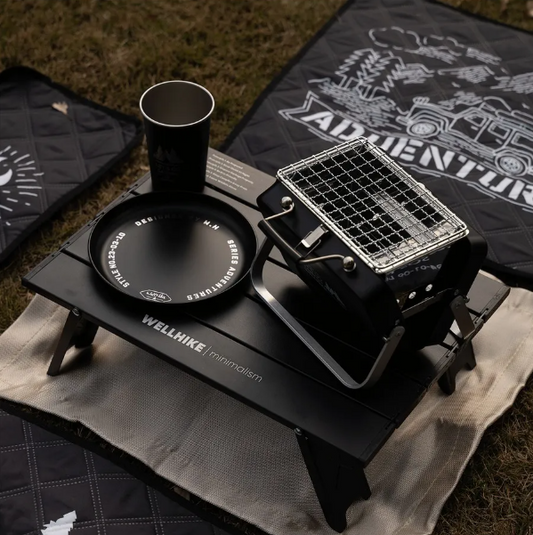 Mini barbecue portatile pieghevole per esterni